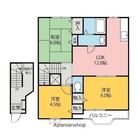 コモド・カーサABの物件間取画像